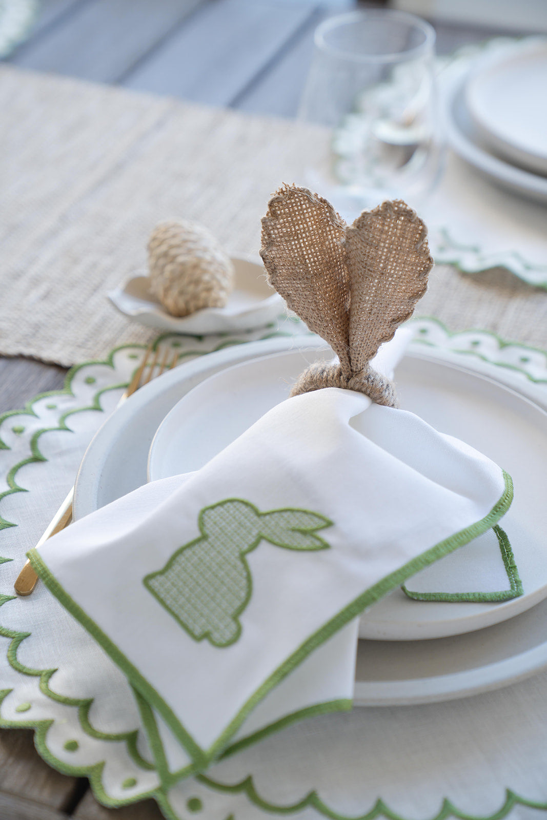 Set de 4 servilleteros Bunny
