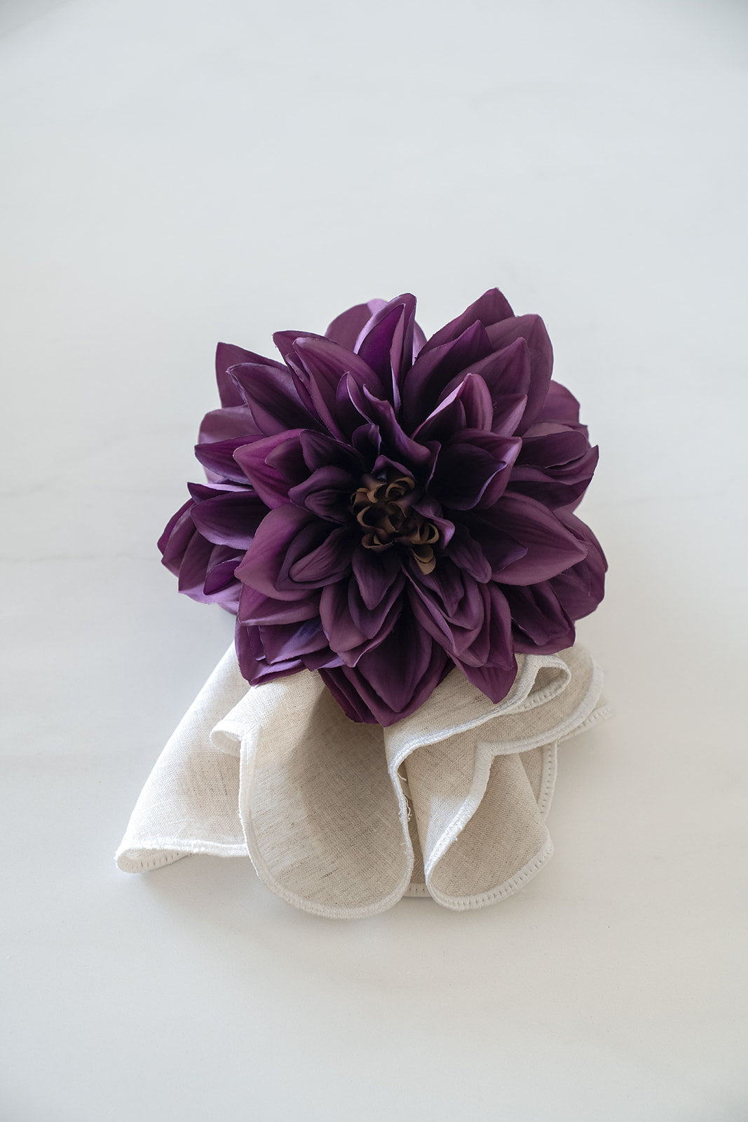 Servilletero de Dahlia morada