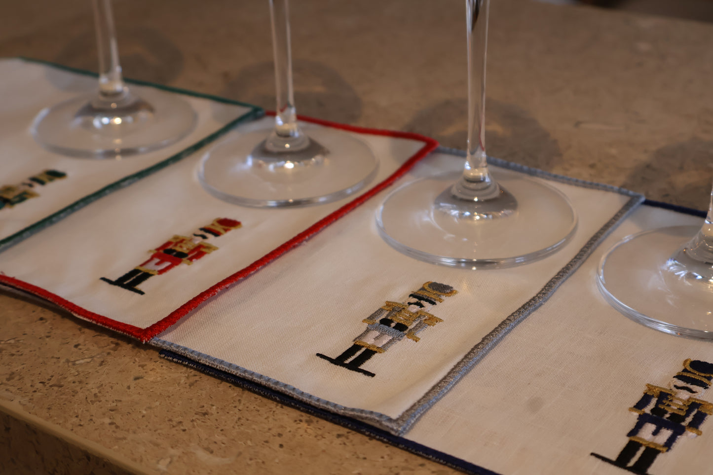 Set de 4 cocteleros de Cascanuez